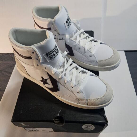 Size 10 Mens - Converse A08644C Pro Blaze Classic Mid White /New / Imperfect Box - Picture 9 of 13